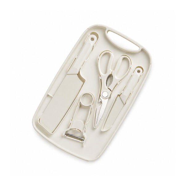 Cutting board 5-piece set - White